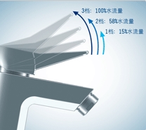 三檔節水開關龍頭